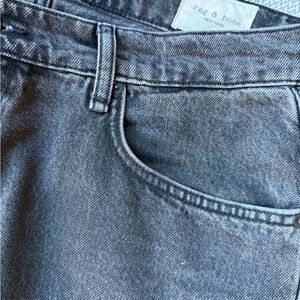 Rag & Bone Charcoal Denim Pants